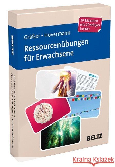 Ressourcenübungen für Erwachsene, 60 Bildkarten Gräßer, Melanie, Hovermann, Eike 4019172100087 Beltz - książka