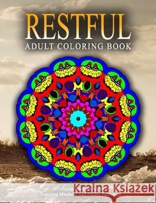 RESTFUL ADULT COLORING BOOKS - Vol.13: relaxation coloring books for adults Charm, Jangle 9781519580849 Createspace Independent Publishing Platform - książka