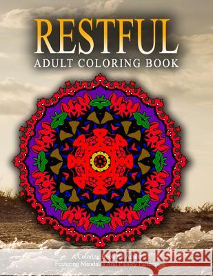 RESTFUL ADULT COLORING BOOKS - Vol.17: relaxation coloring books for adults Charm, Jangle 9781519580917 Createspace Independent Publishing Platform - książka