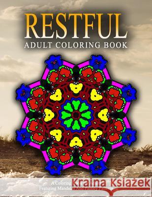 RESTFUL ADULT COLORING BOOKS - Vol.19: relaxation coloring books for adults Charm, Jangle 9781519580924 Createspace Independent Publishing Platform - książka