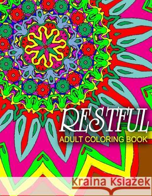 RESTFUL ADULT COLORING BOOKS - Vol.3: adult coloring books best sellers stress relief Charm, Jangle 9781517766993 Createspace - książka