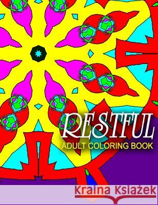 RESTFUL ADULT COLORING BOOKS - Vol.7: adult coloring books best sellers stress relief Charm, Jangle 9781517767440 Createspace - książka