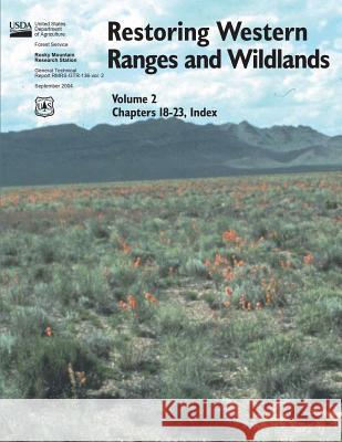 Restoring Western Ranged and Wildlands United States Department of Agriculture 9781511596497 Createspace - książka