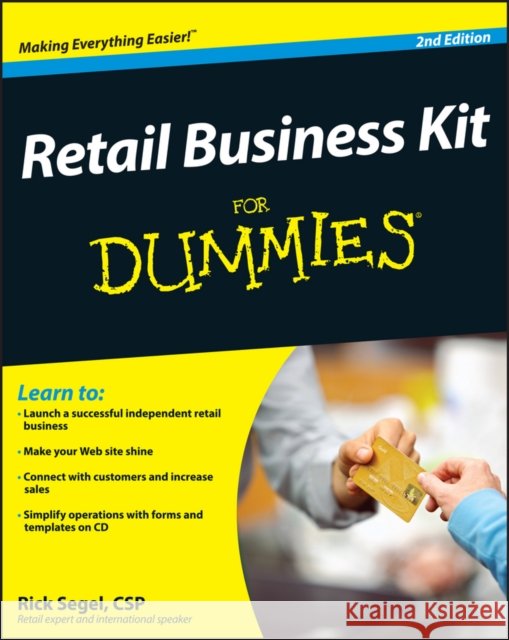 retail business kit for dummies  Rick Segel 9780470293300  - książka