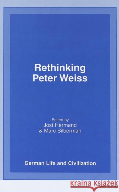 Rethinking Peter Weiss  9780820448510 Peter Lang Publishing Inc - książka