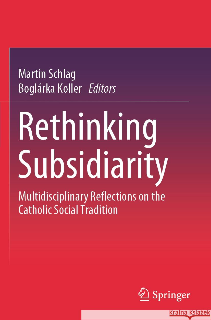 Rethinking Subsidiarity  9783031501456 Springer Nature Switzerland - książka