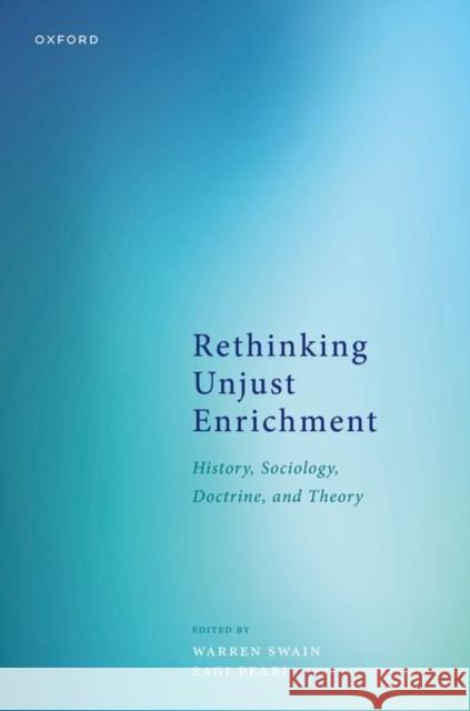 Rethinking Unjust Enrichment  9780192874146 OUP OXFORD - książka