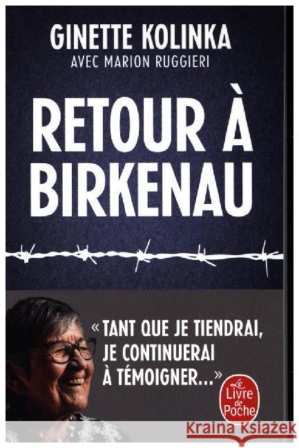 Retour à Birkenau Kolinka, Ginette 9782253101307 LGF - książka