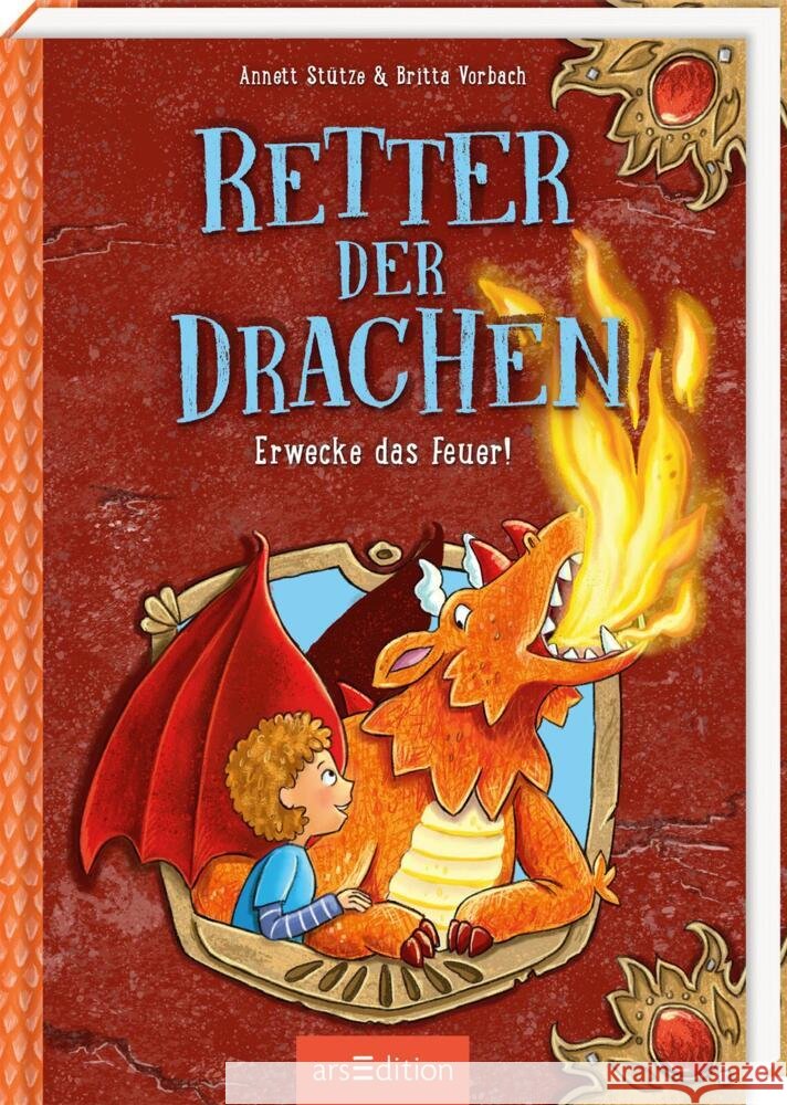 Retter der Drachen - Erwecke das Feuer! (Retter der Drachen 2) Stütze, Annett, Vorbach, Britta 9783845858999 ars edition - książka