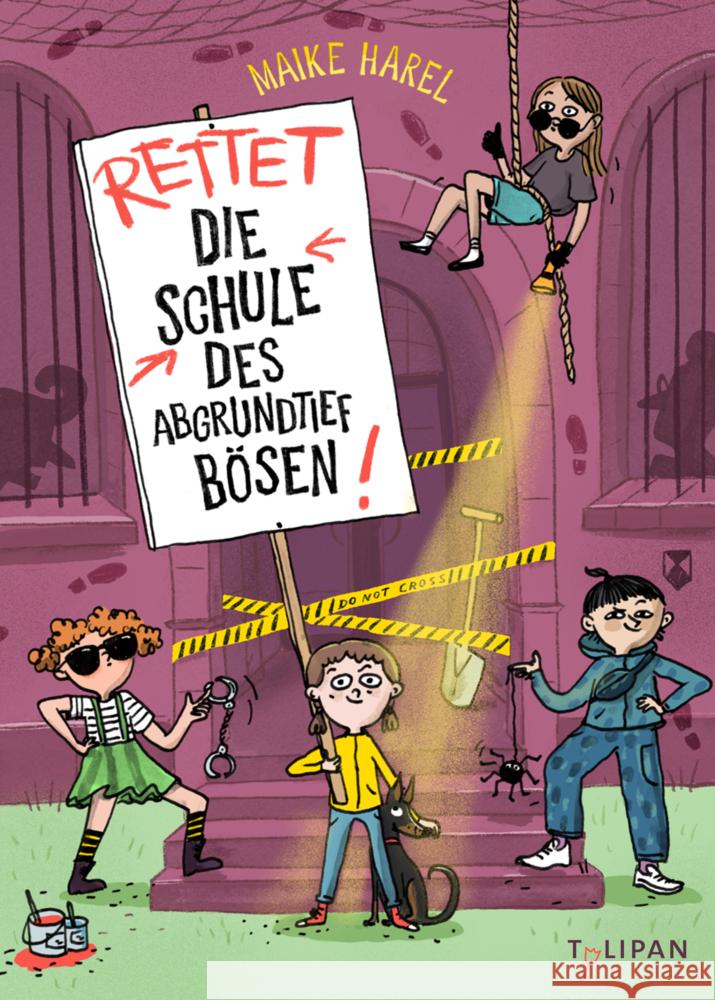 Rettet die Schule des abgrundtief Bösen! Harel, Maike 9783864296758 Tulipan - książka