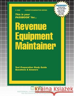 Revenue Equipment Maintainer Passbooks 9781799335801 National Learning Corp - książka