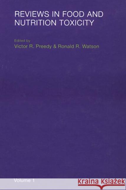 Reviews in Food and Nutrition Toxicity Jeremy R. Gilbert-Rolfe Victor R. Preedy Ronald Watson 9780415280259 CRC Press - książka