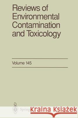 Reviews of Environmental Contamination and Toxicology  9781461275138 Springer - książka