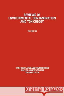 Reviews of Environmental Contamination and Toxicology  9781461277897 Springer - książka