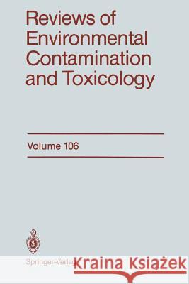Reviews of Environmental Contamination and Toxicology United States Environmental Protection A 9781461284024 Springer - książka