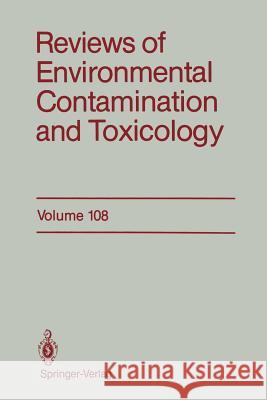 Reviews of Environmental Contamination and Toxicology  9781461388524 Springer - książka