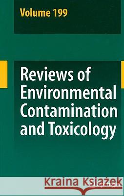 Reviews of Environmental Contamination and Toxicology 199 David M. Whitacre 9780387098074 Springer - książka
