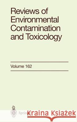 Reviews of Environmental Contamination and Toxicology: Continuation of Residue Reviews Ware, George W. 9780387987958 Springer - książka