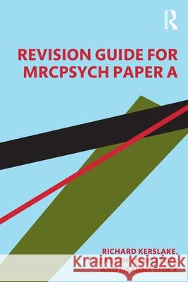 Revision Guide for Mrcpsych Paper a Abigail Swerdlow Bhaskar Punukollu Richard William Kerslake 9781498716130 CRC Press - książka