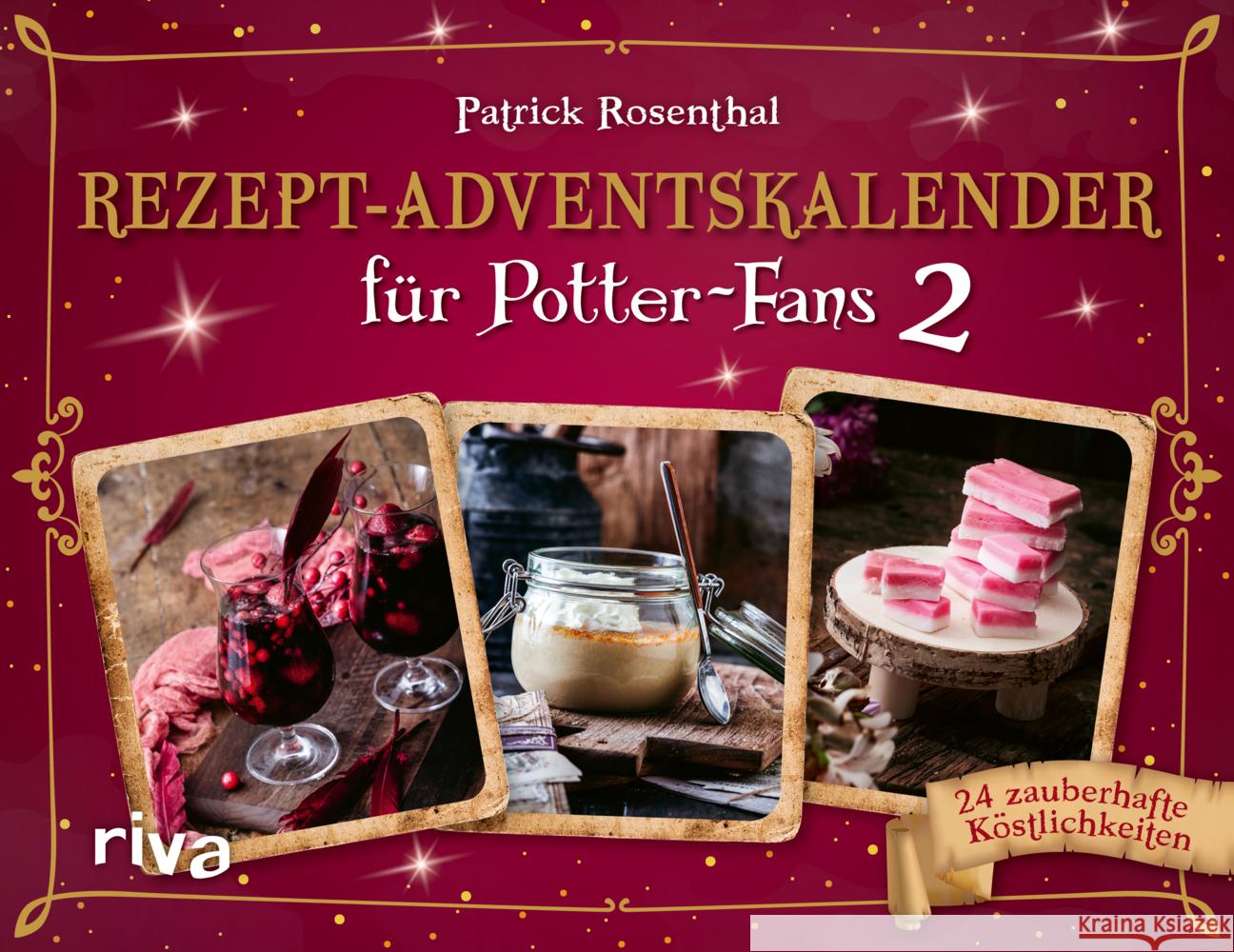 Rezept-Adventskalender für Potter-Fans 2 Rosenthal, Patrick 9783742329059 Riva - książka