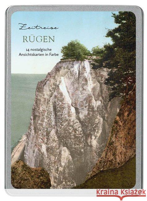 Rügen : 14 nostalgische Ansichtskarten in Farbe  4251517502853 Paper Moon - książka