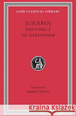 Rhetorica Ad Herennium Cicero 9780674994447 Harvard University Press - książka