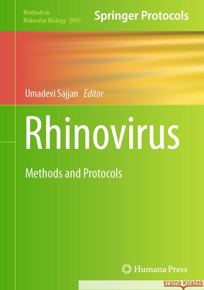 Rhinovirus  9781071644096 Springer US - książka
