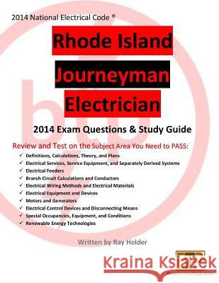 Rhode Island 2014 Journeyman Electrician Study Guide Ray Holder 9781945660184 Brown Technical Publications Inc - książka