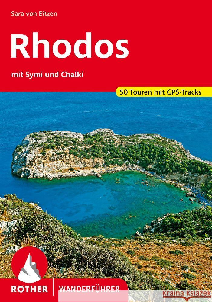 Rhodos mit Symi und Chalki von Eitzen, Sara 9783763347353 Bergverlag Rother - książka