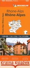 Rhone-Alps - Michelin Regional Map 523 Michelin 9782067258761 Michelin Editions des Voyages
