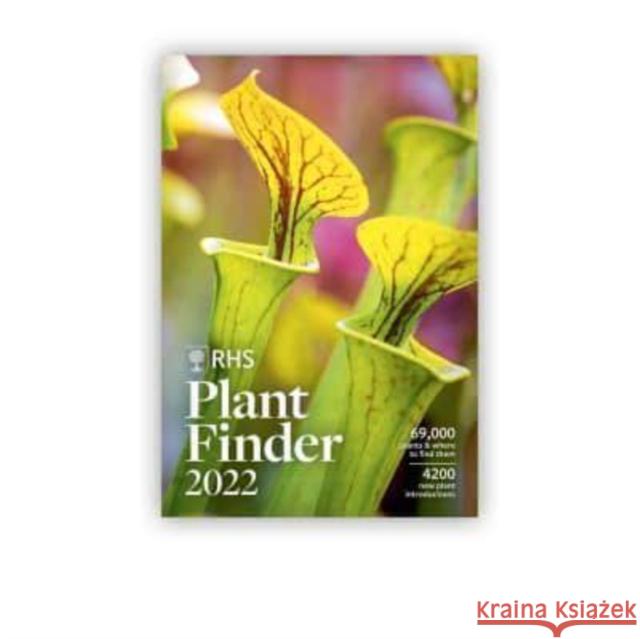 RHS Plant Finder  9781911666233 Royal Horticultural Society - książka