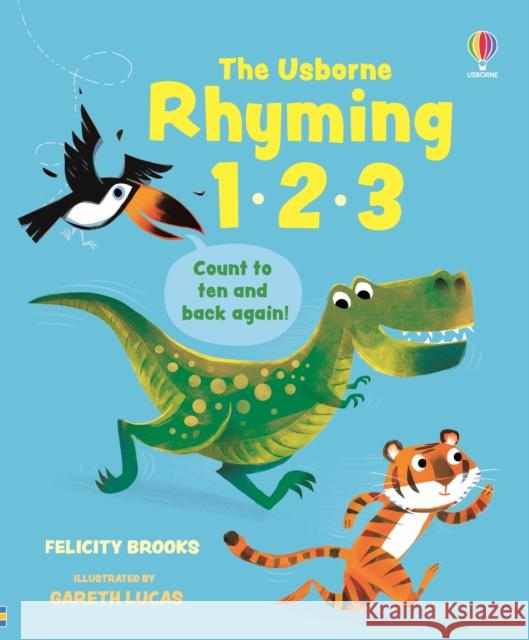 Rhyming 123 Felicity Brooks 9781803703275 Usborne Publishing Ltd - książka
