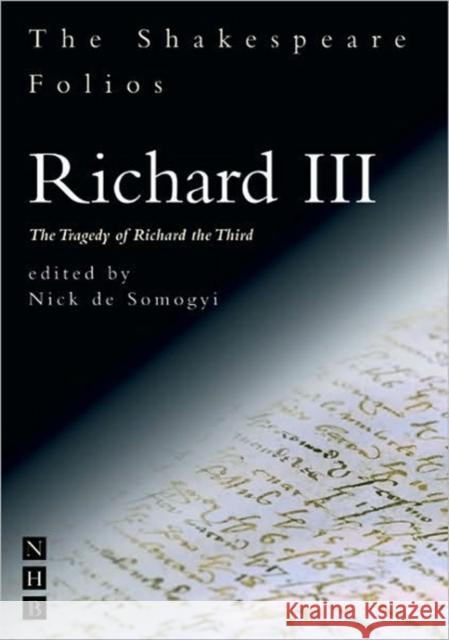 Richard III William Shakespeare Nick de Somogyi 9781854596468 Nick Hern Books - książka