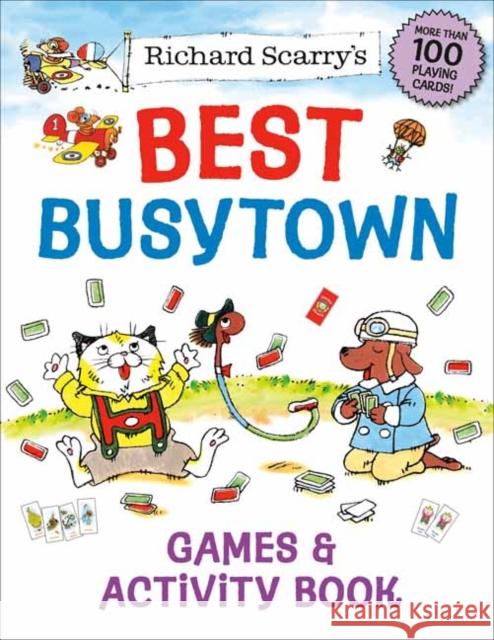 Richard Scarry's Best Busytown Games & Activity Book Richard Scarry 9780593426265 Golden Books - książka