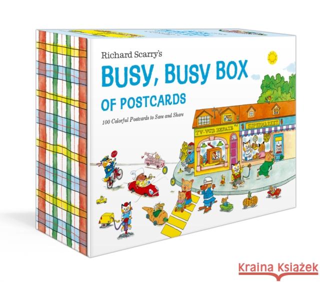 Richard Scarry's Busy, Busy Box of Postcards: 100 Colorful Postcards to Save and Share Richard Scarry 9780593580028 Random House USA Inc - książka