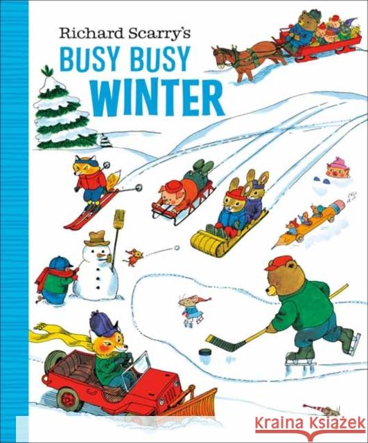 Richard Scarry's Busy Busy Winter Richard Scarry 9780593374726 Golden Books - książka