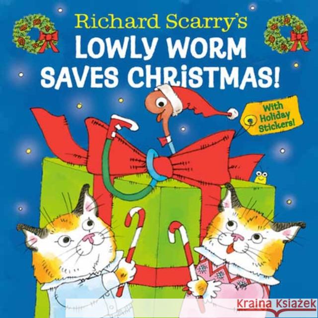 Richard Scarry's Lowly Worm Saves Christmas! Richard Scarry 9798217029310 Random House USA Inc - książka