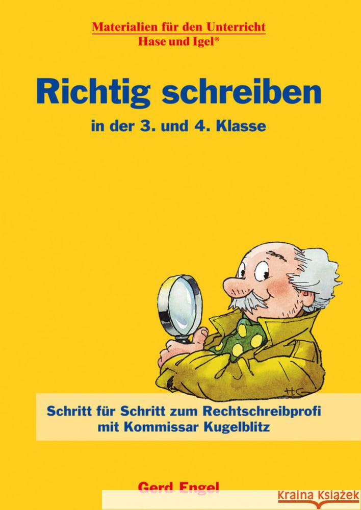 Richtig schreiben in der 3. und 4. Klasse Engel, Gerd 9783867608268 Hase und Igel - książka