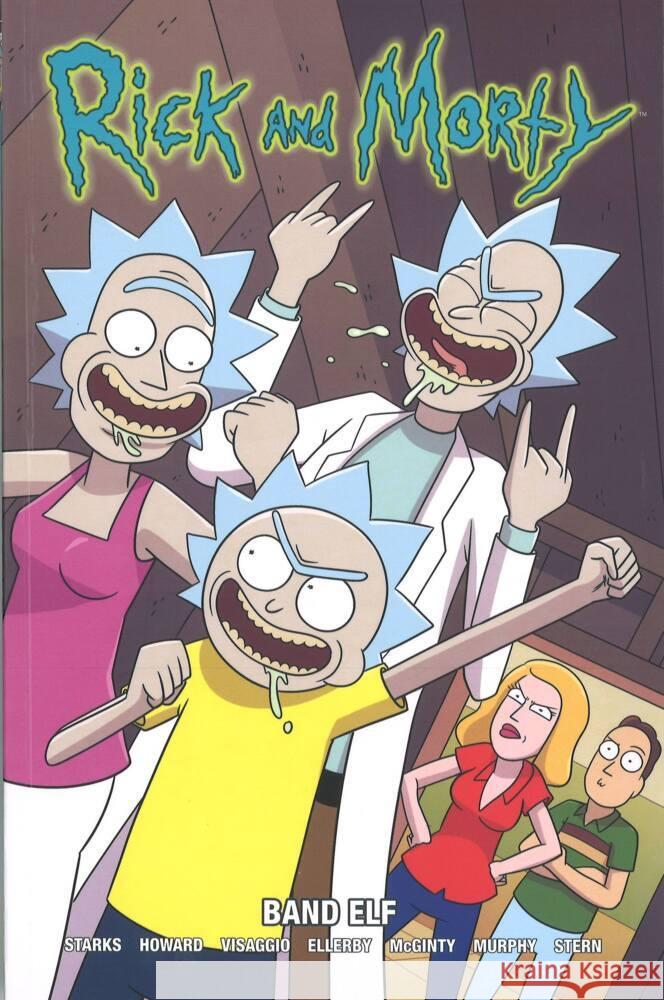 Rick and Morty. Bd.11 Starks, Kyle, Ellerby, Marc, Visaggio, Magdalene 9783741624094 Panini Manga und Comic - książka