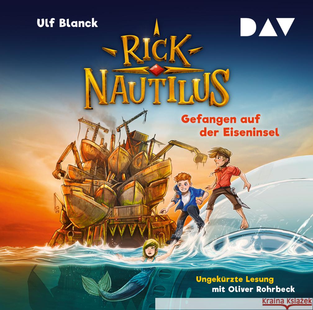 Rick Nautilus - Gefangen auf der Eiseninsel, 2 Audio-CD Blanck, Ulf 9783742418937 Der Audio Verlag, DAV - książka