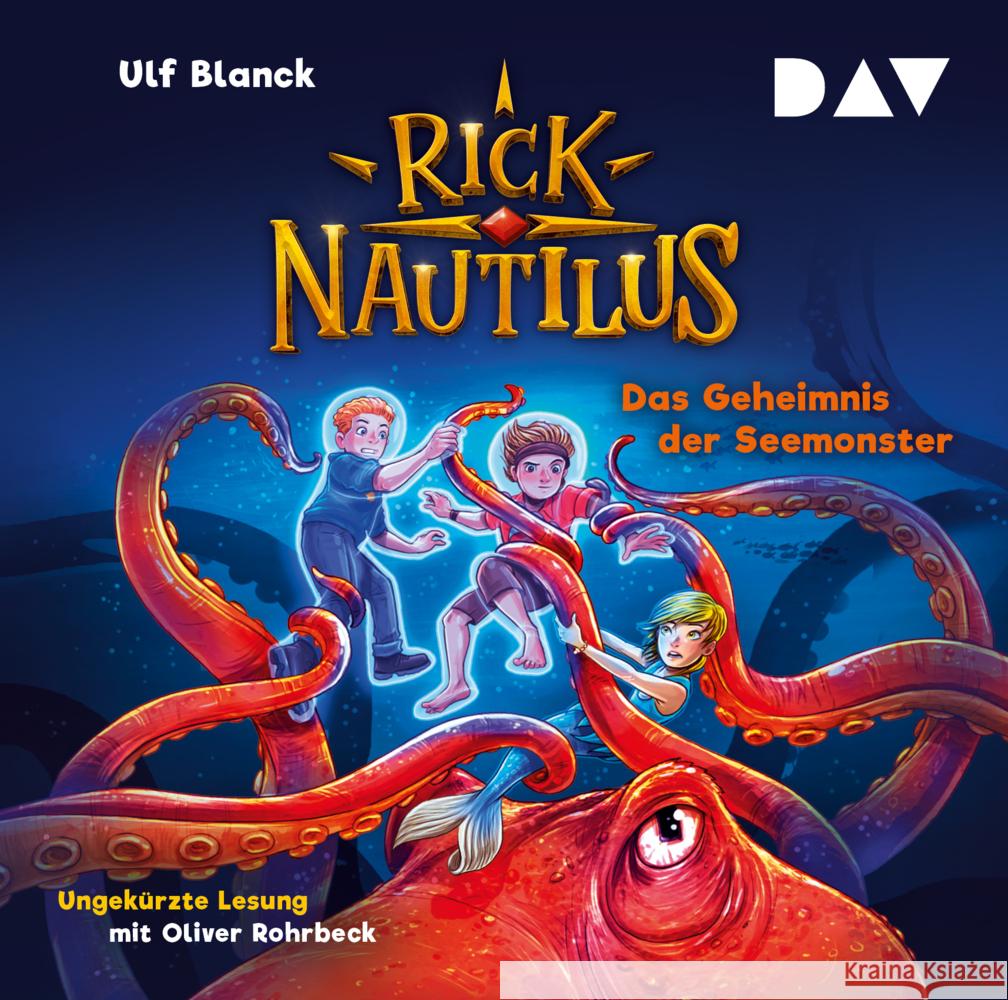 Rick Nautilus - Teil 10: Das Geheimnis der Seemonster, 2 Audio-CD Blanck, Ulf 9783742426505 Der Audio Verlag, DAV - książka