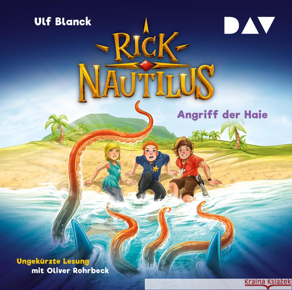 Rick Nautilus - Teil 7: Angriff der Haie, 2 Audio-CD Blanck, Ulf 9783742424167 Der Audio Verlag, DAV - książka