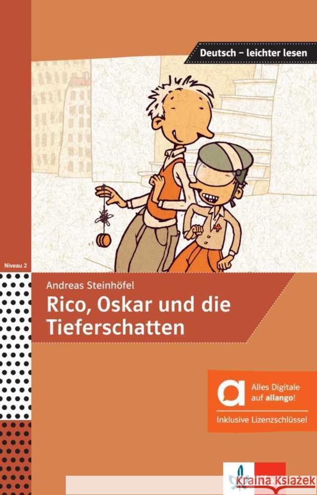 Rico, Oskar und die Tieferschatten - Hybride Ausgabe allango, m. 1 Beilage Steinhöfel, Andreas, Seiffarth, Achim 9783126741262 Klett Sprachen - książka