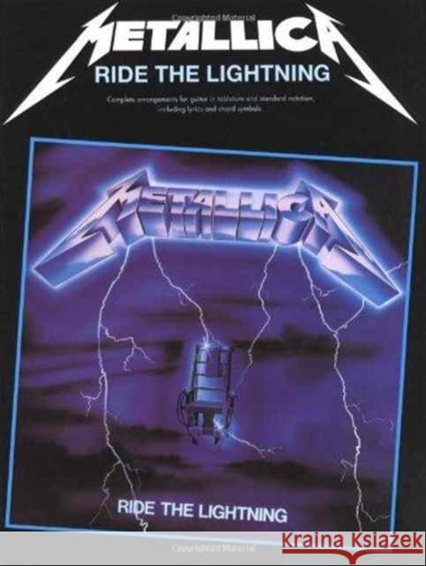 Ride The Lightning    9780711938052 Hal Leonard Europe Limited - książka