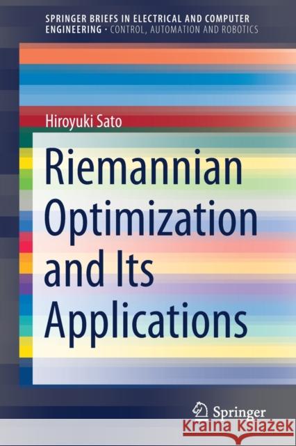 Riemannian Optimization and Its Applications Hiroyuki Sato 9783030623890 Springer - książka