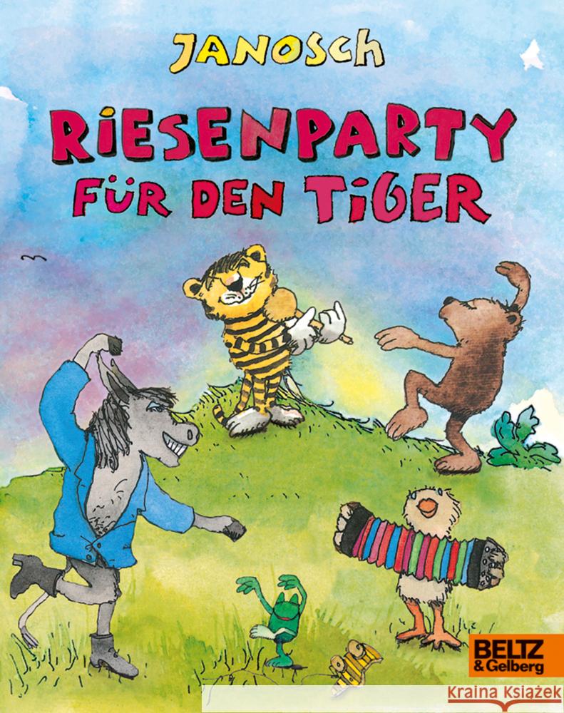 Riesenparty für den Tiger Janosch 9783407758361 Beltz - książka