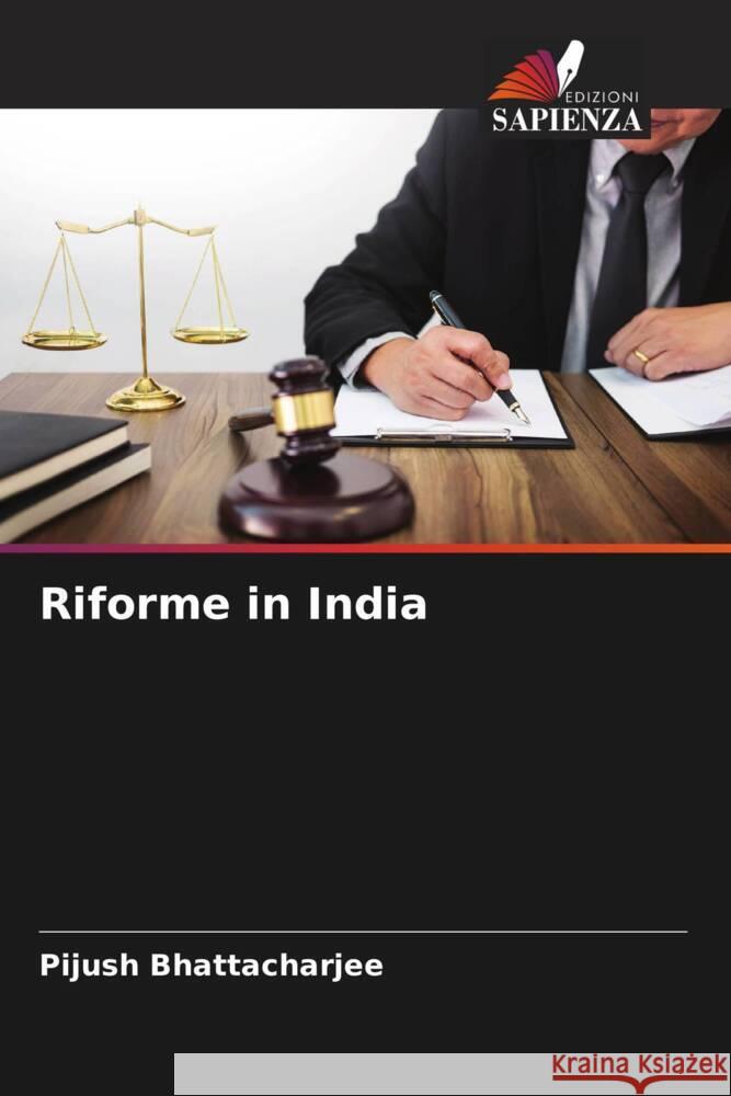 Riforme in India Bhattacharjee, Pijush 9786204855073 Edizioni Sapienza - książka