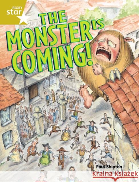 Rigby Star Guided 2 Gold Level: The Monster is Coming Pupil Book (single)   9780433028963 Pearson Education Limited - książka