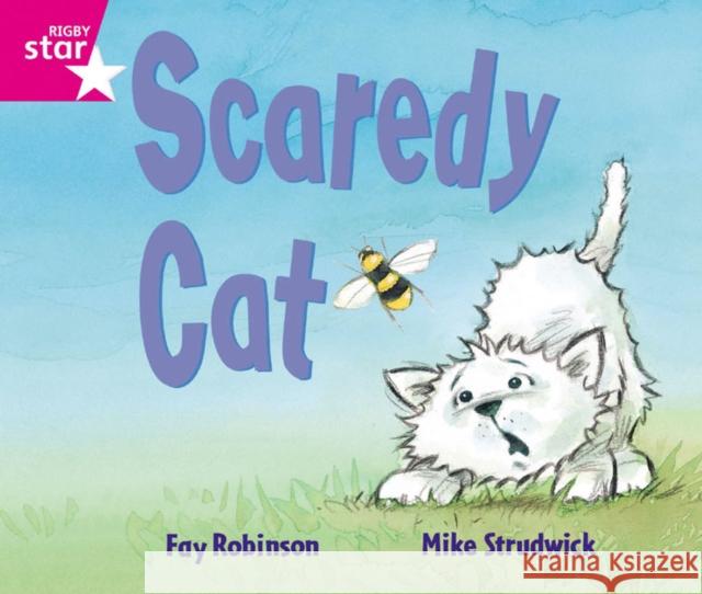 Rigby Star Guided Reception: Pink Level: Scaredy Cat Pupil Book (single)  9780433026556 Pearson Education Limited - książka