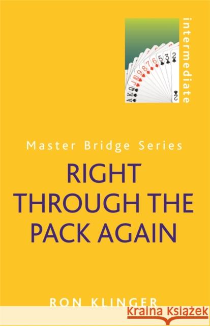 Right Through the Pack Again Klinger, Ron 9780297844761 ORION PUBLISHING CO - książka